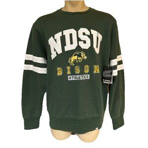 NEW North Dakota State NDSU Bison Colosseum Green Crew Neck Sweatshirt Men's L